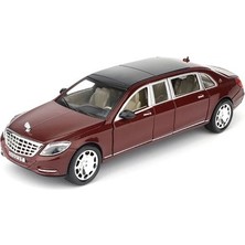 Cute Queen 1:24 Maybach S600 Metal Araba Modeli Diecast Alaşım Yüksek Simülasyon Araba Modelleri  (Yurt Dışından)