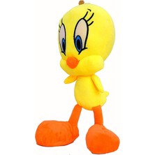 Deniz Sport Looney Tunes Tweety Figür Peluş Oyuncak Uyku & Oyun Arkadaşı Ithal Ürün 38 cm