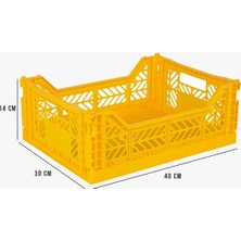 Ayyıldız Aykasa 403014 Midibox Yellow Katlanabilir Kasa