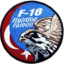 Seyhan Askeri Malzeme F16 Fighting Falcon Askeri Patch Yama Havacı Peç- Peç