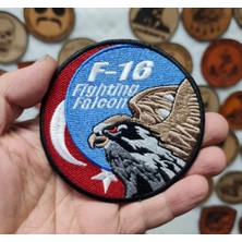 Seyhan Askeri Malzeme F16 Fighting Falcon Askeri Patch Yama Havacı Peç- Peç