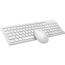 Lecoo Lenovo Lecoo KW204 2.4GHz Kablosuz Türkçe Q Klavye & Mouse Set Beyaz