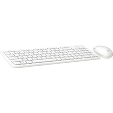 Lecoo Lenovo Lecoo KW204 2.4GHz Kablosuz Türkçe Q Klavye & Mouse Set Beyaz