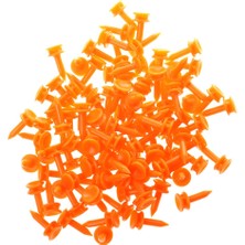 Bepretty 100 Pcs/pack Profesyonel 25MM 0.98 Inç Kale Golf Tees Turuncu (Yurt Dışından)