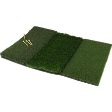 Bepretty 3 Tip Golf Vuran Çim Paspas Tee Tutucu Ile Üç Çim Tür - 60 x 40CM / (Yurt Dışından)