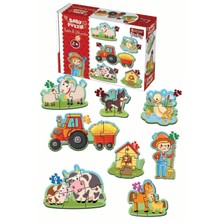 Diytoy Bebeğimin Ilk Hayvanlar Puzzle 4'lü Seti Diy-Toy Baby