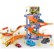 Erdem Oyuncak Günün Fırsatı Parking Garage Play Set 3 Katlı Oyuncak Otopark Garaj Seti 2 Araç Dahil