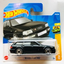 Hot Wheels 2022 Yeni - New 94 Audi Avant Rs2 Siyah 1:64 Ölçek Hot Wheels Marka 5/5