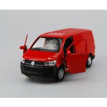 Volkswagen Transporter T6 Die Cast Metal Araba Orjinal Lisanslı 1-34 Kırmızı