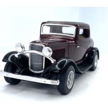 Kinsmart 1932 Ford 3-Window Coupe - Çek Bırak 5ınch. Lisanslı Model Araba, Oyuncak Araba 1:34