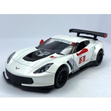 Kinsmart 2016 Corvette C7.r Çek Bırak 5ınch. Lisanslı Model Araba , Oyuncak Araba 1:36