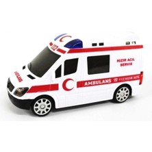 Kardelen Dln Oyuncak Ambulans Ledli 3D Işıklı Srenli Işıklı