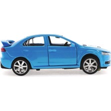 Mega Çek Bırak Mitsubishi Benzeri Mavi Metal Araba
