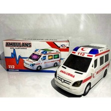 Kardelen Pilli Ambulans Büyük Boy Sesli Işıklı Ambulans