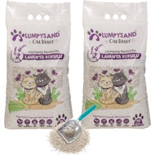 Lumpysand Lavanta Kokulu Ince Kedi Kumu 10 Lt x 2 Adet