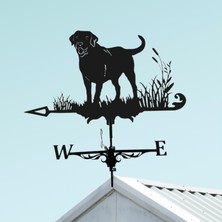 IENIN Weather Vane Açık Havada Weathervane Farmhouse Cupolas Sahne Dekor Köpek (Yurt Dışından)