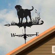 IENIN Weather Vane Açık Havada Weathervane Farmhouse Cupolas Sahne Dekor Köpek (Yurt Dışından)