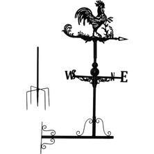 IENIN Vintage Weather Vane Rüzgar Yönü Göstergesi Bahçe Bahçe Kutbu (Yurt Dışından)