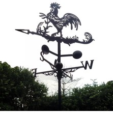 IENIN Vintage Weather Vane Rüzgar Yönü Göstergesi Bahçe Bahçe Kutbu (Yurt Dışından)