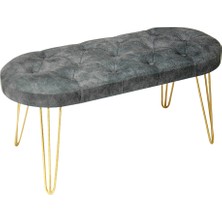 Zem Louca Bench, Gri Gold 