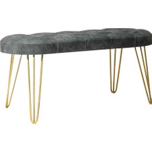 Zem Louca Bench, Gri Gold 