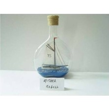 Za Denizcilik  Denizcilik Grubu  Marine Şişe Gemi-Z&a Şişe GEMİ>>15X6X22 Cm.-Dekoratif Obje