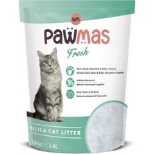 Pawmas Silika Fresh Kedi Kumu 3.4 Lt