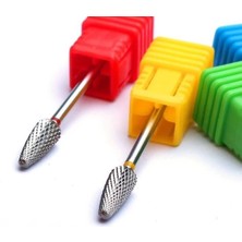 Ellea Nail Tombul Kırmızı Çelik Freze Uç