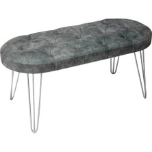 Zem Louca Bench, Gri Silver