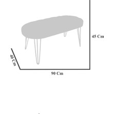 Zem Louca Bench, Gri Silver