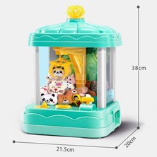 Mini Peluş Oyuncaklar Claw Machine 13 Dolls Dıy Mavi Ile Iki Mode