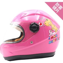 Cute Queen Çocuk Motosiklet Kaskı Tam Kask