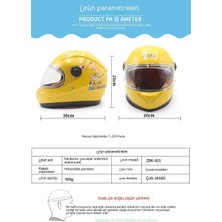 Cute Queen Çocuk Motosiklet Kaskı Tam Kask