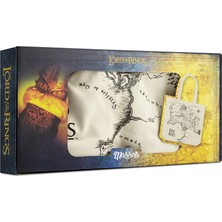 Mabbels The Lord Of The Rings Orta Dünya Haritası Bez Çanta Gabardin  Krem