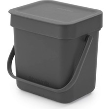 Brabantia Koyu Gri Çöp Kovası 3l