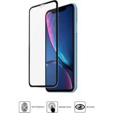 Noriyen Iphone 11  Cam 5d Tam Koruma Hayalet Modeli Esnek Temperli Ekranı Kaplayan Ekran Koruyucu