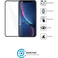 Noriyen Iphone 11  Cam 5d Tam Koruma Hayalet Modeli Esnek Temperli Ekranı Kaplayan Ekran Koruyucu