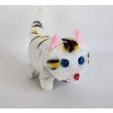 Canali Oyuncak Pilli Yürüyen Sesli Kedi 18 cm