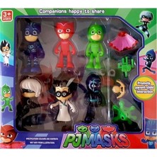 Pj Masks Pj Maskeliler Pj Masks 10'lu Pijamaskeliler Figür Oyuncak Seti