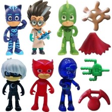 Pj Masks Pj Maskeliler Pj Masks 10'lu Pijamaskeliler Figür Oyuncak Seti