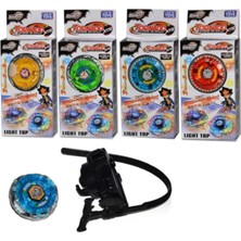 Beyblade Işıklı Kutuda Topaç Seti Farklı Renklerde Beybleyd Oyun Seti 4 Adet