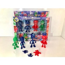 Pj Masks Pj Maskeliler 4 Figürlü Set Hareketli Kol Bacaklar Pija Maskeliler