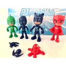 Pj Masks Pj Maskeliler 4 Figürlü Set Hareketli Kol Bacaklar Pija Maskeliler