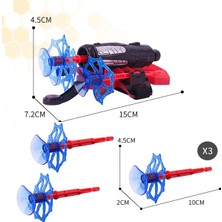 Spiderman Ağ Atan Spiderman Bileklik Vantuz Fırlatan Ok Atan Örümcek Adam Oyuncak Fırlatıcı Seti