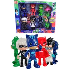 Prestij Oyuncak Pj Masks Pijamaskeliler Catboy Owlette Gekko 6'lı 10 Parça Oyun Seti