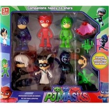 Prestij Oyuncak Pj Masks Pijamaskeliler Catboy Owlette Gekko 6'lı 10 Parça Oyun Seti