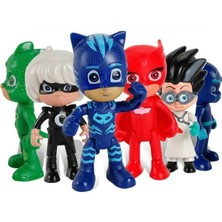 Pj Masks Pj Maskeliler Pjmasks Pjmasks Pijamaskeliler 10 Pcs Figür Araç Set TR-10123