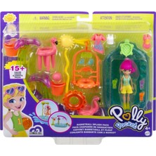 Polly Pocket Aktivite Günü Oyun Seti HDW60 HDW62 Plaj Basketbolu Paketi