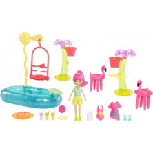 Polly Pocket Aktivite Günü Oyun Seti HDW60 HDW62 Plaj Basketbolu Paketi