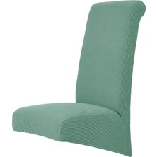 Newdv Modern Yumuşak Yüksek Arka Sandalye Kapağı Mısır Polar Slipcover Toz Geçirmez
